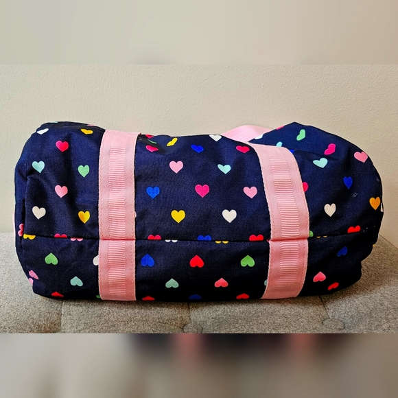 Pottery Barn JULIA duffle/gymnastic/sports hearts bag - Picture 7 of 11